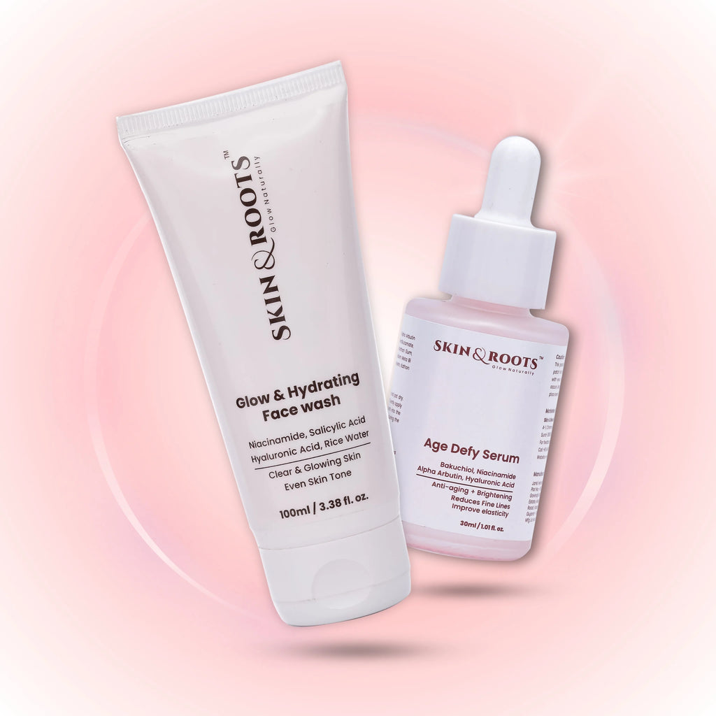 Skin Brightening Duo : Glow & Hydrating Face Wash + Age Defy Serum