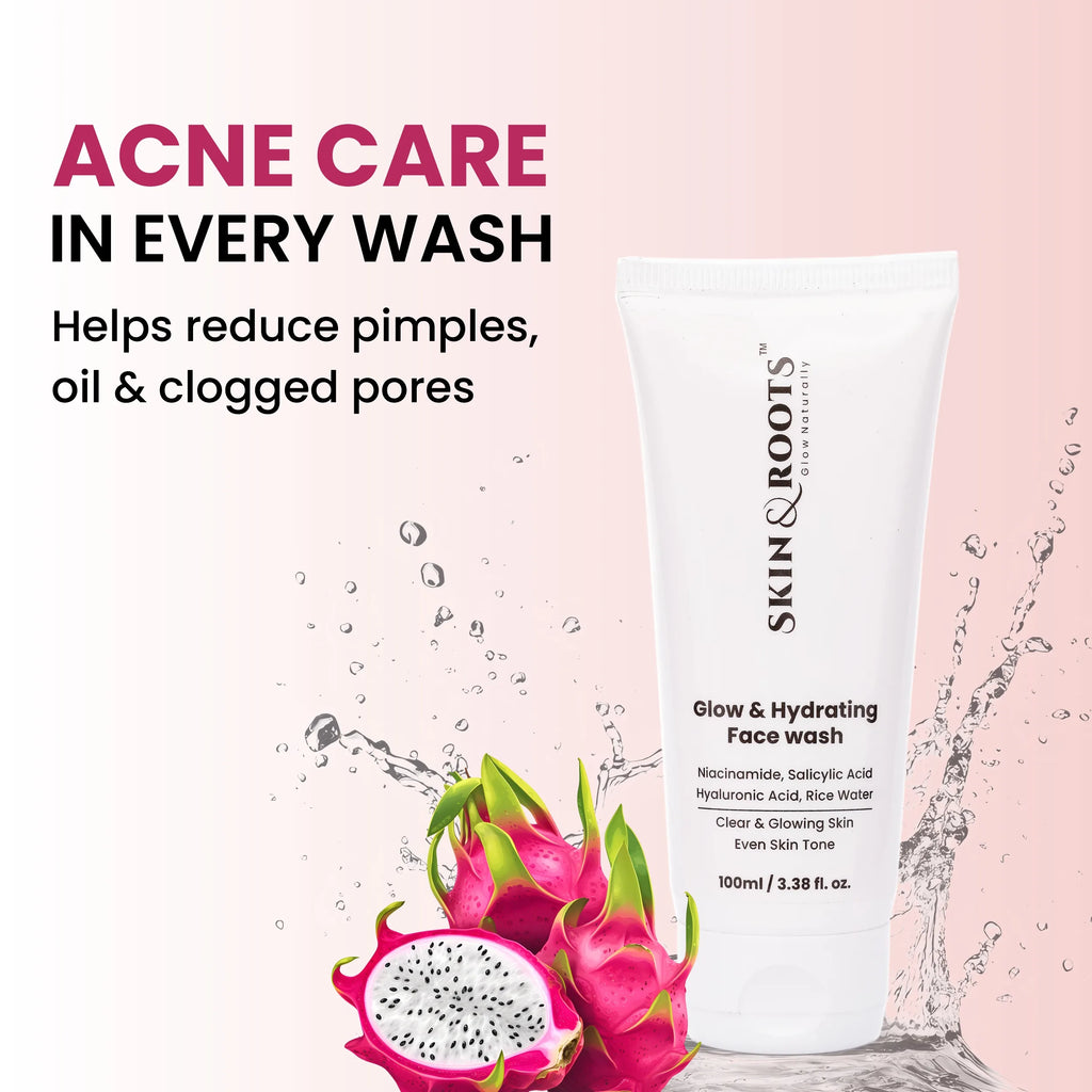 Glow & Hydrating Face Wash | 5% Niacinamide & 2% Salicylic Acid | Clear and Even Skin