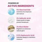 Glow & Hydrating Face Wash | 5% Niacinamide & 2% Salicylic Acid | Clear and Even Skin