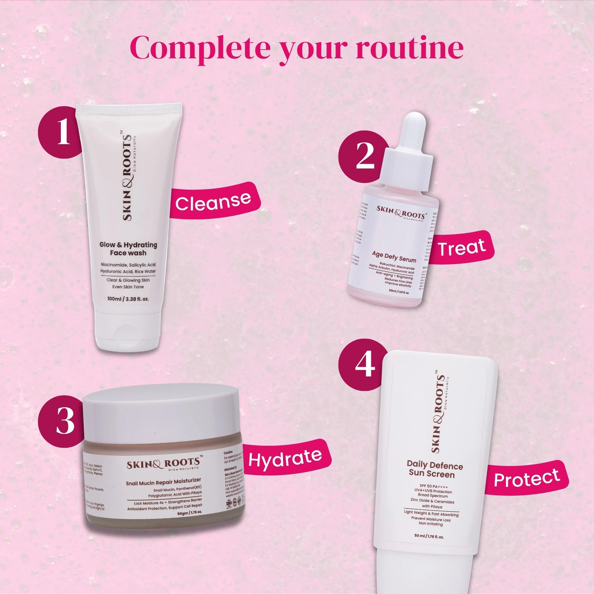 Glow & Hydrating Face Wash | 5% Niacinamide & 2% Salicylic Acid | Clear and Even Skin