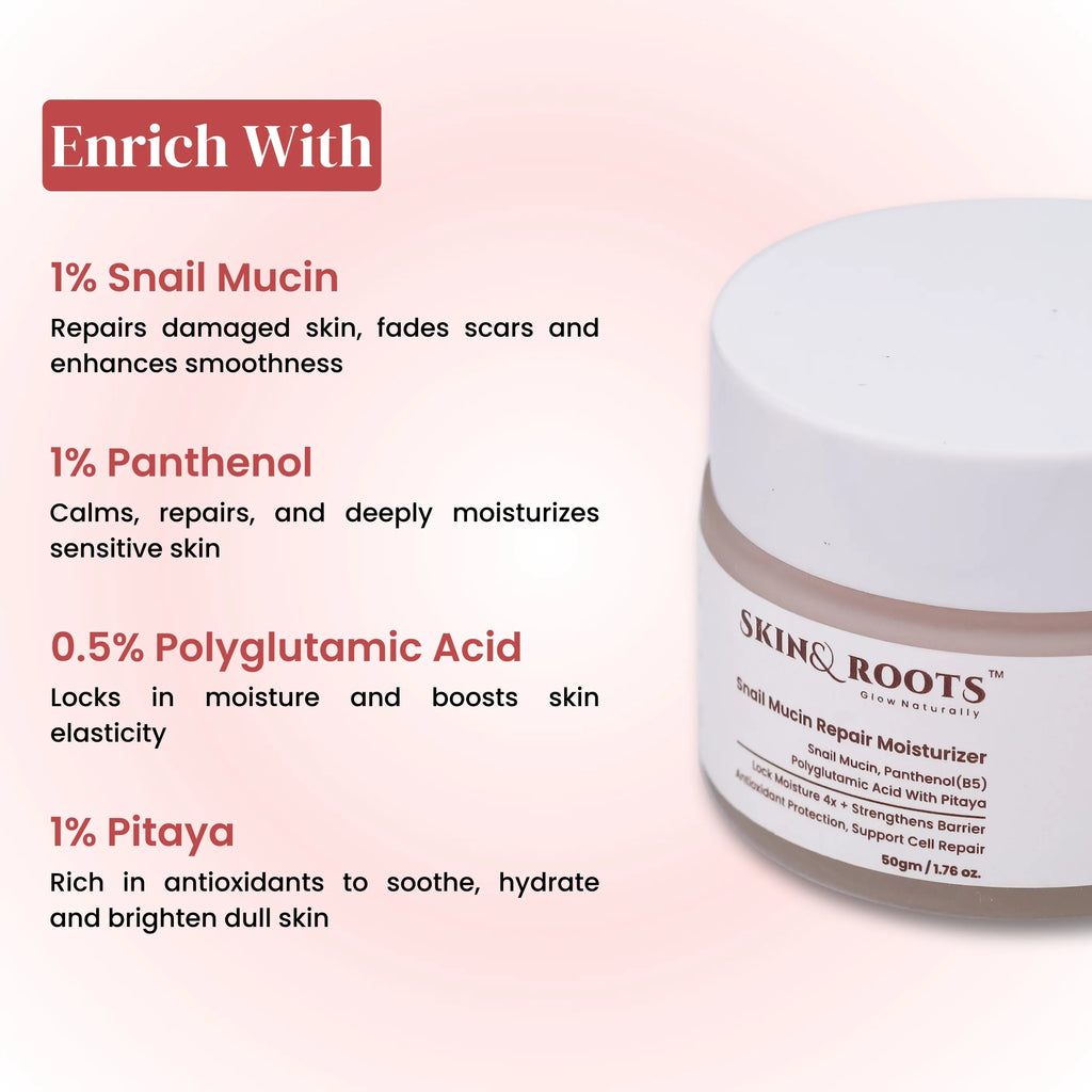 Skin Renewal Duo : Age Defy Serum + Snail Mucin Moisturizer | Anti-Aging & Hydrating