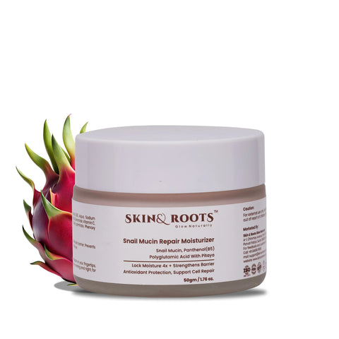 Snail Mucin Repair Moisturizer | Snail Mucin & Polyglutamic Acid | Lock Moisture 4x & Cell Repair