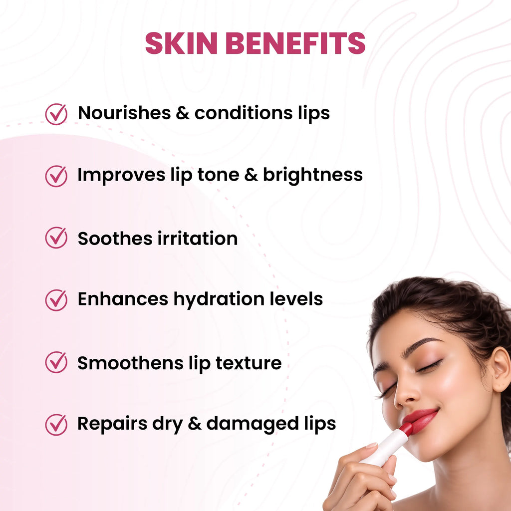 Raspberry Velvet Kiss Tinted Lip Balm | Ceramide & Peptide | Healing & Hydrate Lips