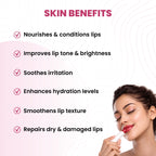 Raspberry Velvet Kiss Tinted Lip Balm | Ceramide & Peptide | Healing & Hydrate Lips