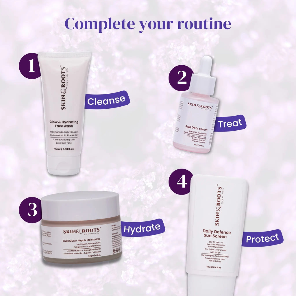 Age Defy Serum | 10% Niacinamide & 0.2% Bakuchiol | Anti-Aging & Brightening