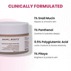 Snail Mucin Repair Moisturizer | Snail Mucin & Polyglutamic Acid | Lock Moisture 4x & Cell Repair