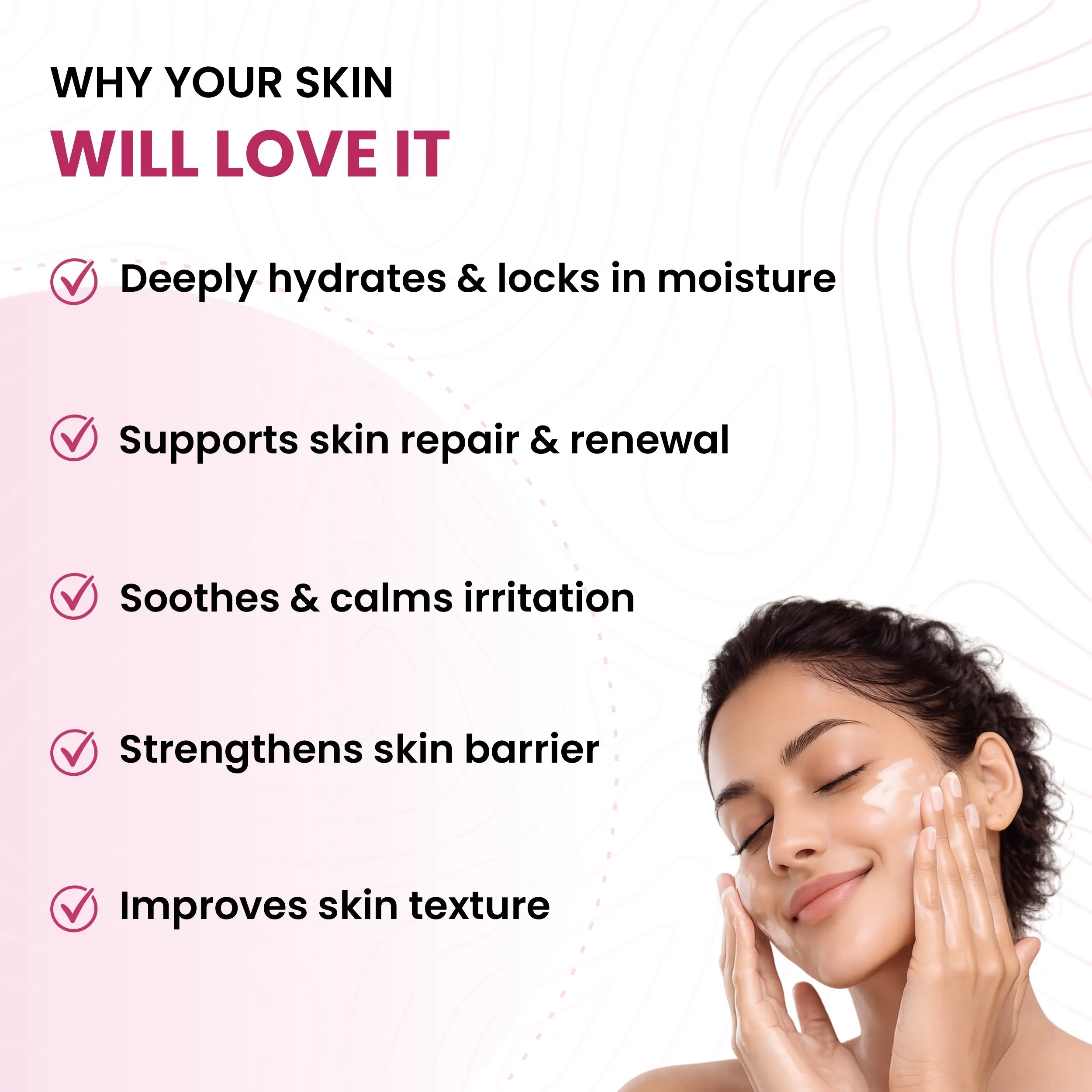 Snail Mucin Repair Moisturizer | Snail Mucin & Polyglutamic Acid | Lock Moisture 4x & Cell Repair