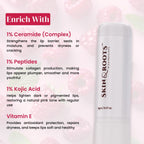 Raspberry Velvet Kiss Tinted Lip Balm | Ceramide & Peptide | Healing & Hydrate Lips